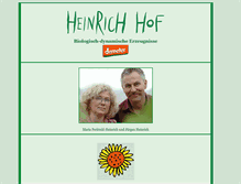 Tablet Screenshot of heinrichhof.de